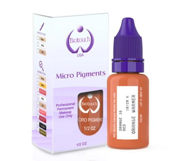 Biotouch MicrGel polishgment Orange Pigment Color Permanent Makeup Microblading