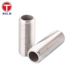 304 Stainless Steel Through Outer Wire Hollow Fully Threaded Pipe Through Plate