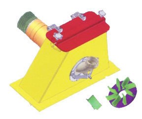 Metal Surface Cleaning Shot Blasting Machine Parts Blade / Turbile ISO9001