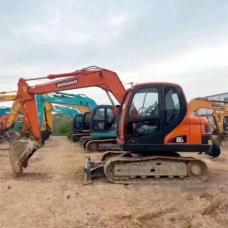 2019 Original Doosan DX80 Mini Excavator 8 Ton with Comfortable Operator's Cabin