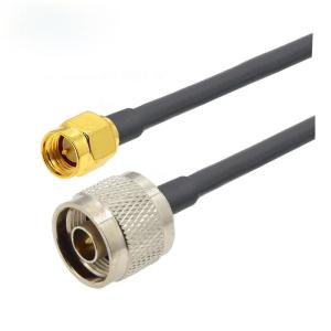 Wholesale RF Coaxial Automotive Wiring Harness RG-58 Coaxial Cable N Type To SMA 15cm 50cm 1m 2m from china suppliers