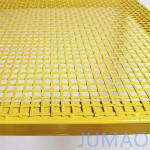 Decorative Yellow Wire Mesh Room Divider Grille SS201 ODM