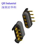 4Pin Russian Federation Mobile Phone Battery Connector Magnetic Spring Loaded