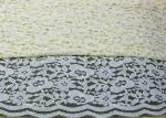 Eco-friendly Cotton Nylon Lace Mesh Fabric Pink 145CM - 150CM Width CY-DK0025