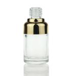 Cosmetic Serum Oil Essence Glass Clear Dropper Bottle Empty 35ml S020
