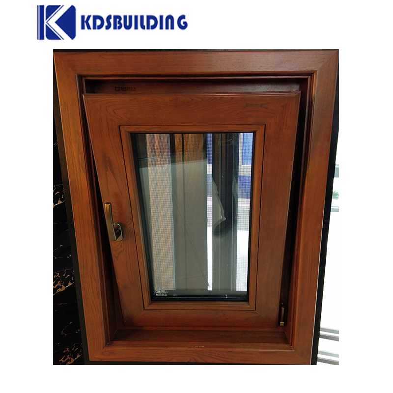 Antique 3 Glass Sunroom Wooden Frame casement Thermally Broken Windows Tilt And Turn Window