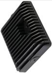 Aluminum Alloy Led Street Light Housing Die Cast Black Powder Coating