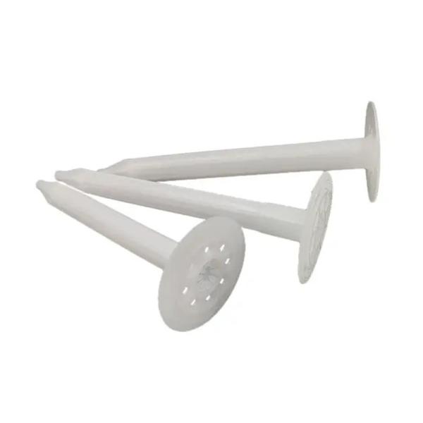 HDPE Spiral Shank Wall Insulation Anchors Nail 42-62mm Corrosion Resistance