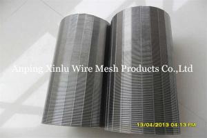 Wholesale Stainless Steel Reversed Wedge Wire Screen Pipe V Profile Wrapped from china suppliers