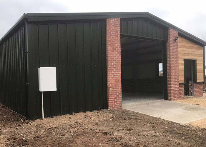 Prefabricated Prefab Modular Light Industry Commercial Metal Structure Steel Storage Building for Smallholding