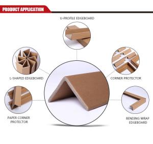 Wholesale Brown Kraft 25 Per Bundle Cardboard Corner Protectors For Edge Guard Usage from china suppliers