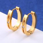 Anti Allergy 6.07g Custom Hoop Earrings Round Circle Small Hoop Earrings