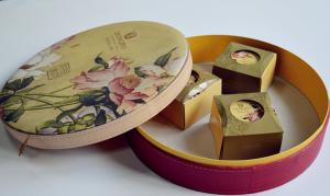 Wholesale fancy quanlity round gift tea box from china suppliers