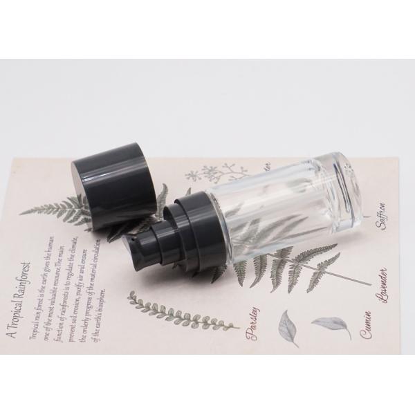 Cylinder Liquid Foundation Bottle 30ml Cosmetic Empty Glass Lotion