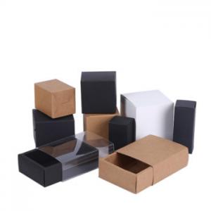 Wholesale Custom Plane Brown Kraft Craft Paper Jewelry Pack Boxes Small Gift Box from china suppliers
