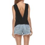 2019 High Quality Custom Printing sexy fashion blank sleeveless women t shirt