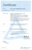 Cemdeo Technology Co., Ltd Certifications