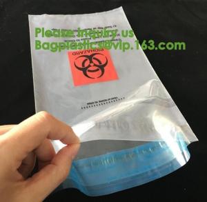 Wholesale Bio-Medical Hazardous Waste bag, Bio-Hazard Specimen pouch Printed Medical Mart, Biological Waste Management from china suppliers