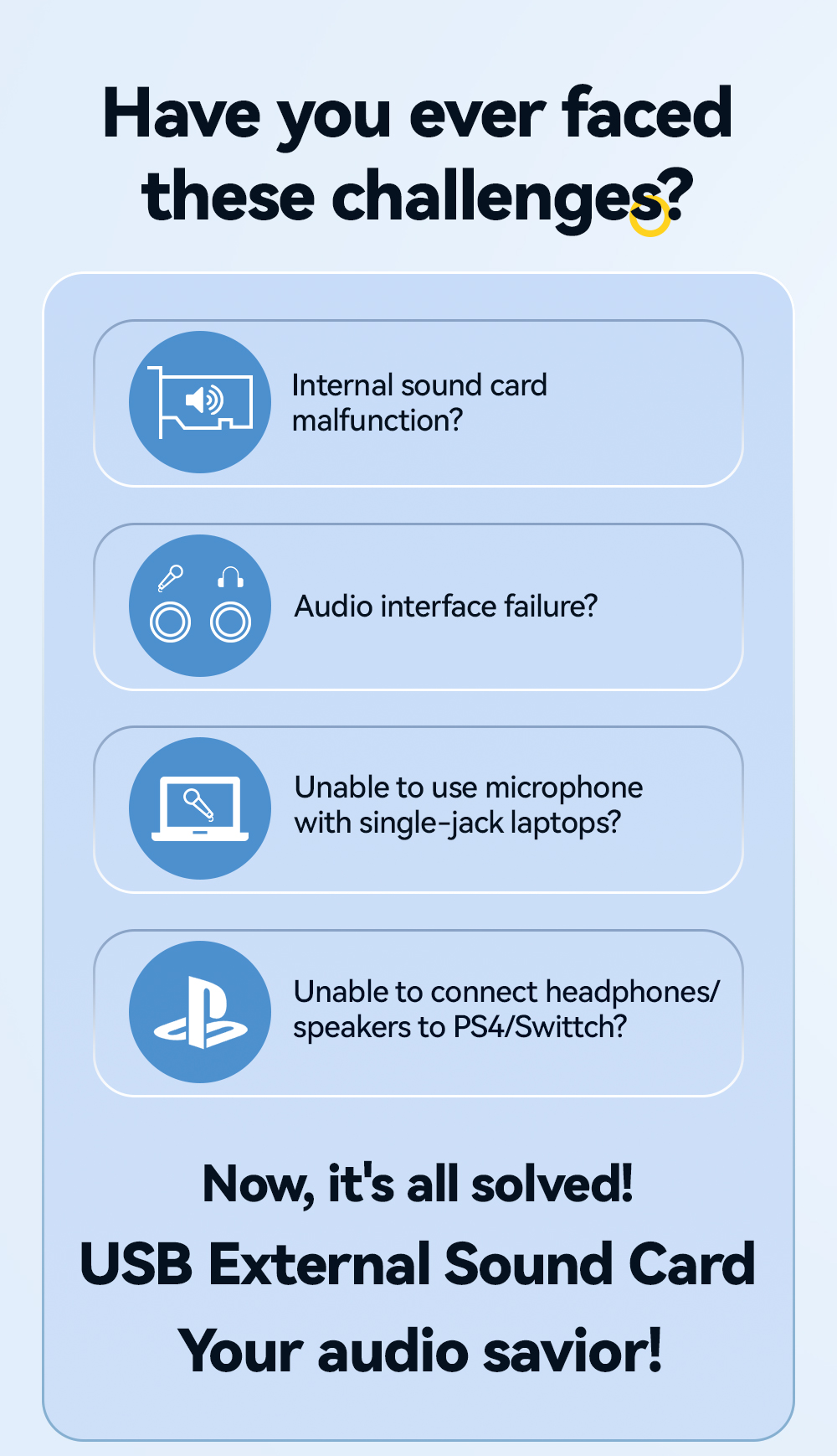 ESSAGER ES-OTG21 USB A To 3.5mm Aux Jack Audio Adapter Support Sound Card