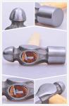 Ball peen hammer with fiberglass handle