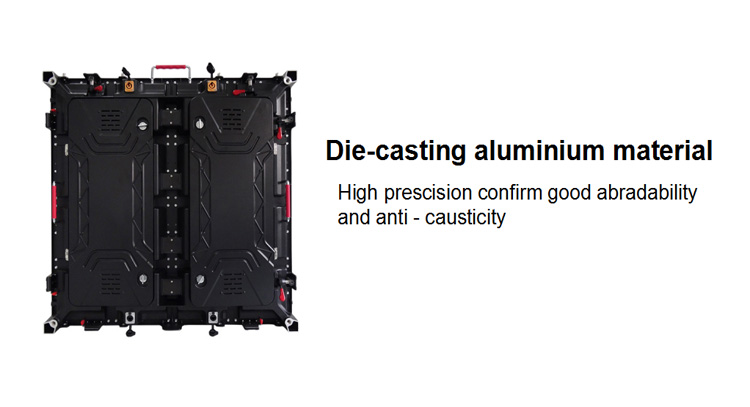 Waterproof Front Service Led Screen , External Led Display With Die Casting Cabinet