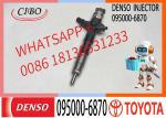 095000-6870 095000 6870 Diesel Engine Injector 0950006870 23670-39155 for Toyota