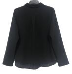 Ladies Fashion Plus Size Long Sleeve black color Tops Custom Design Multi Size