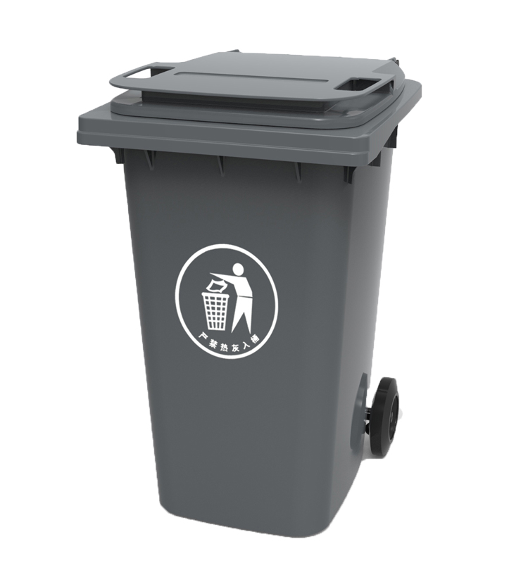 China wholesale garbage bin outdoor plastic trash cans with wheels