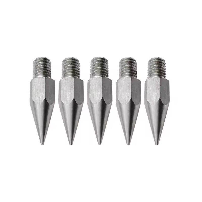 33mm Measuring Prism Rod and 5 Pieces of M10 Steel Alloy End Cap with 9.7mm Diameter