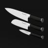 Buy cheap Cerasteel Knife 3 Set(3.5''Paring, 6''Santoku, 8''Chef ) With Black Pakka Wood from wholesalers