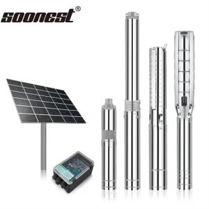 Wholesale 120M 4000W Solar Pump Submersible Centrifugal Pump Solar Water Pumps For Garden All-In-One Heat Pump Pv-Thermal Solar Panel from china suppliers