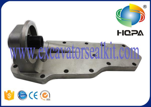 Standard Size Excavator Engine Parts , Silver Oil Cooler Assembly Billet