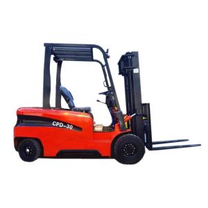 Wholesale 3 Ton Electric Forklift Equipped With Large Battery Capacity , Solid Tires 1.2M Fork Length from china suppliers