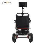 Brush Motor Light Foldable Wheelchair With Rigid PU Tyre 6km/H