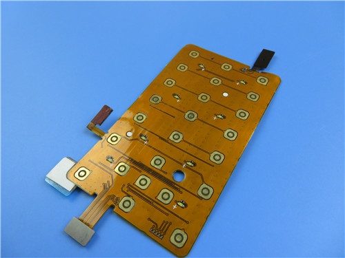 Polyimide Stiffener 2 Oz Copper 4 Layer Flex PCB Reducing the volume