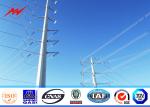 230kv 3mm Thickness Tubular Steel Pole With Prestressed Anchor Bolt Accessories