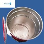 China Empty Metal Paint Bucket 5 Gallon Open Head Steel Pail UN Certified for sale