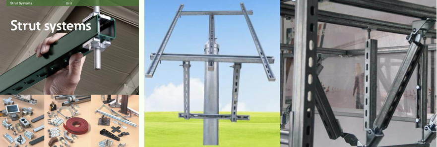Strut channel usage