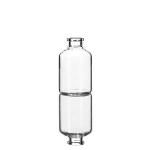 Liquid Medicine Molded Glass Vial 20ml Clear Amber Glass Vials With Rubber