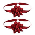 Customized Polyester Satin Ribbon Flowers For Party Decoration