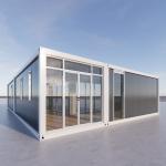 16ft 20ft Portable Site Office Container 4 Bedroom Collapsible Flat Pack House