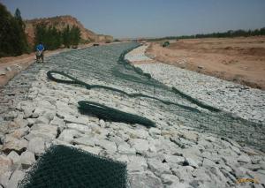Wholesale Slope Stabilization Galvanized Gabion Box Plastic Coated Easy Transport from china suppliers