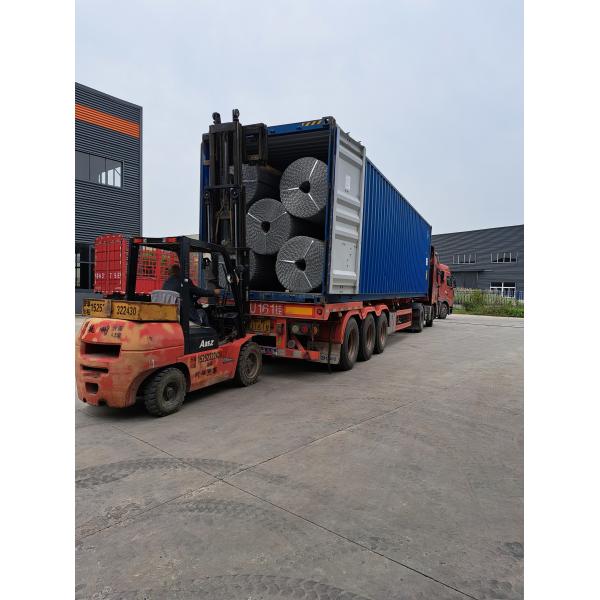 Galvanized Concrete Weight Coating Mesh 2.7mm Wire 10 Lines 140m