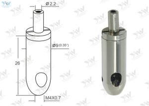 Wholesale Cable Side Exit Brass Cable Gripper Chrome Finishing For 1 / 32 ″ – 1 / 16 ″ Cable from china suppliers