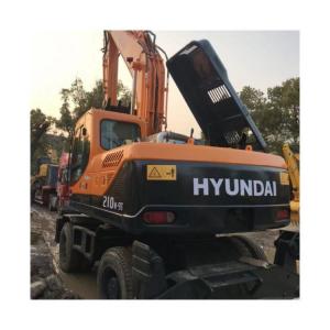 Wholesale Used Hyundai 210W Wheel Excavator 21 Ton Robex 210 Excavadora R210W-9 in 2019 Year from china suppliers