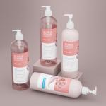 Wholesale Plastic Lotion Bottle White1000ML Custom PET Shampoo and Conditioner