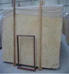 Rectangle Crema Marble Marfil Stone Slab Countertop For Laundry Room