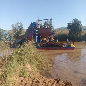 Wholesale Gold And Diamond Bucket Chain Dredger 120-150m3/H from china suppliers