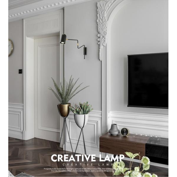 Adjustable Long-Arm retractable wall lamp Creative with switch Reading Bedside retractable light(WH-OR-49)