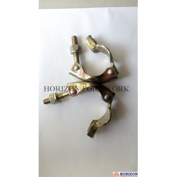 British swivel clamp for scaffold pipe. Scaffold coupler, swivel coupler
